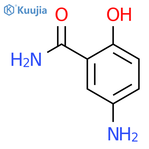 5-amino-2-hydroxybenzamide structure