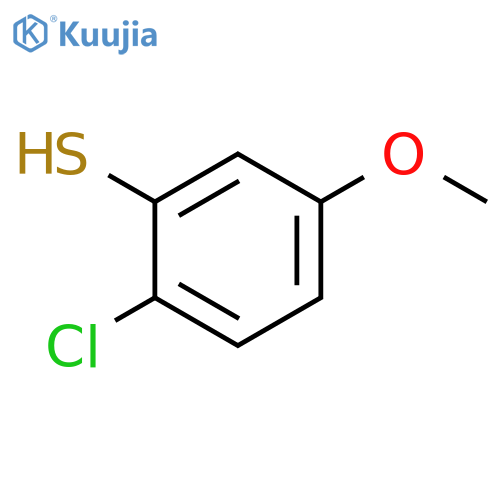 BENZENETHIOL, 2-CHLORO-5-METHOXY- structure