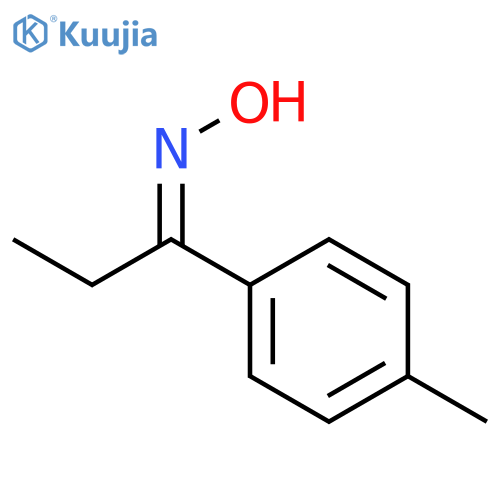 1-Propanone, 1-(4-methylphenyl)-, oxime structure