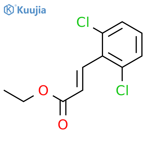 2-Propenoic acid, 3-(2,6-dichlorophenyl)-, ethyl ester, (2E)- structure