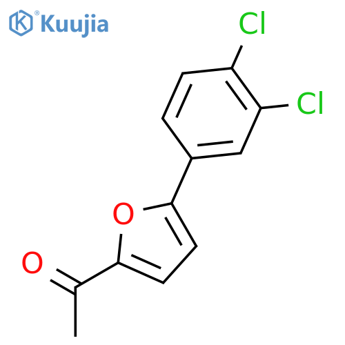 Ethanone, 1-[5-(3,4-dichlorophenyl)-2-furanyl]- structure