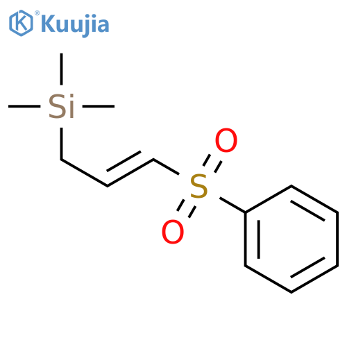Silane, trimethyl[(2E)-3-(phenylsulfonyl)-2-propenyl]- structure