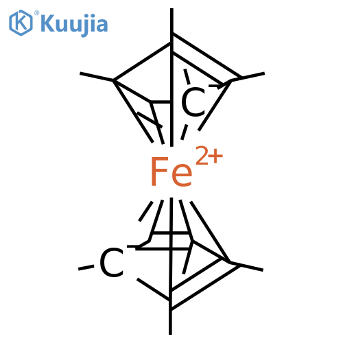 Octamethylferrocene structure