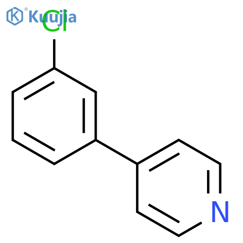 Pyridine, 4-(3-chlorophenyl)- structure