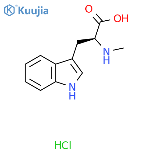 N-Me-Trp-Oh Hydrochloric Acid Salt structure