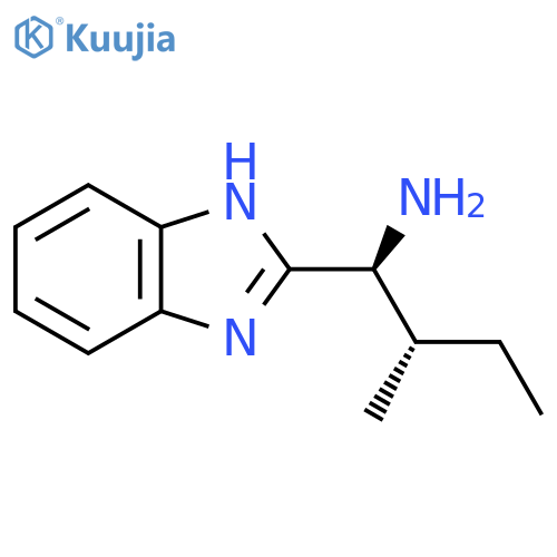 (1S,2S)-1-(1H-1,3-benzodiazol-2-yl)-2-methylbutan-1-amine structure