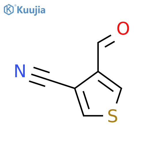 4-Formylthiophene-3-carbonitrile structure