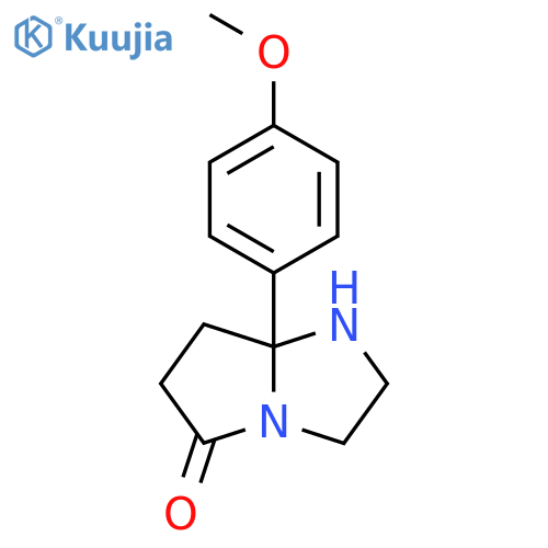 7a-(4-Methoxyphenyl)-hexahydro-1H-pyrrolo[1,2-a]imidazolidin-5-one structure