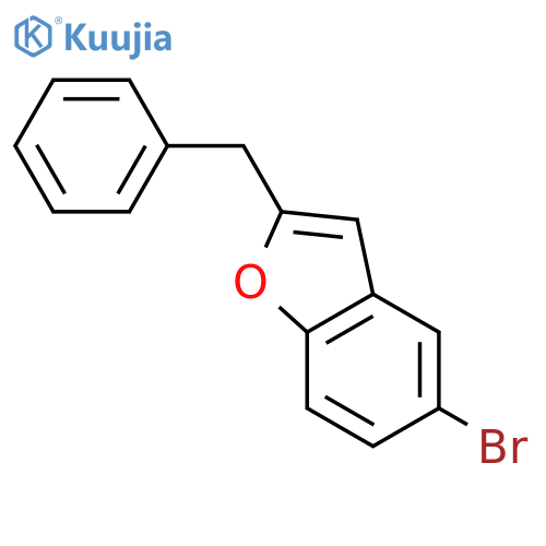 2-benzyl-5-bromo-1-benzofuran structure