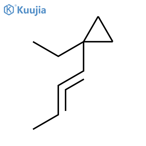 1-(buta-1,2-dien-1-yl)-1-ethylcyclopropane structure