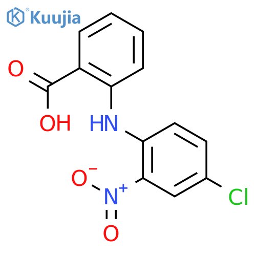 2-(4-Chloro-2-nitrophenyl)aminobenzoic Acid structure
