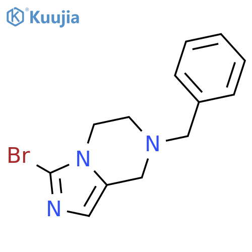 7-Benzyl-3-bromo-5,6,7,8-tetrahydroimidazo[1,5-a]pyrazine structure