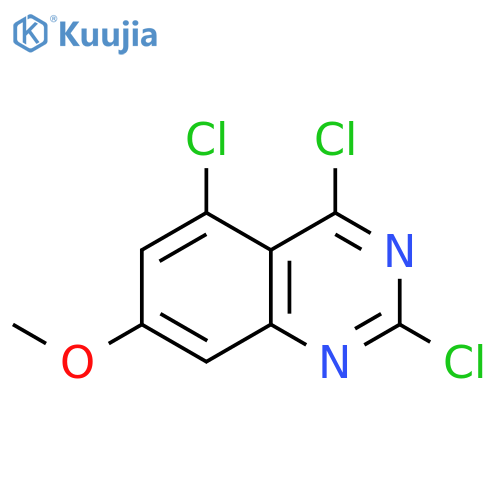 Quinazoline, 2,4,5-trichloro-7-methoxy- structure