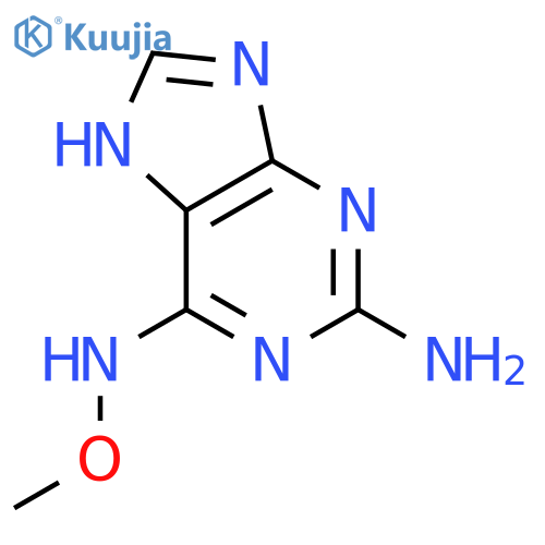 9H-Purine-2,6-diamine,N6-methoxy- structure