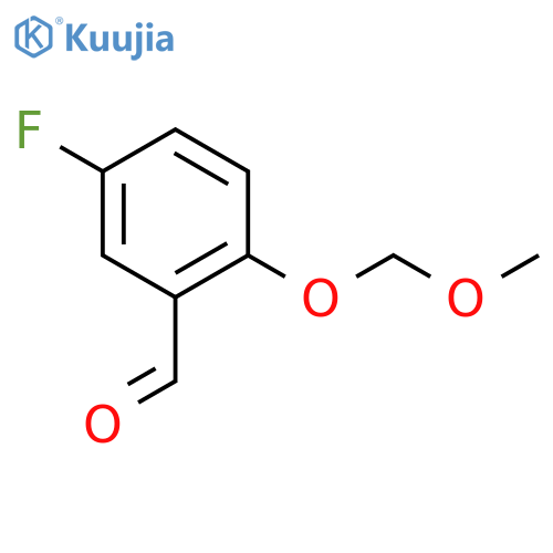 5-Fluoro-2-(methoxymethoxy)benzaldehyde structure