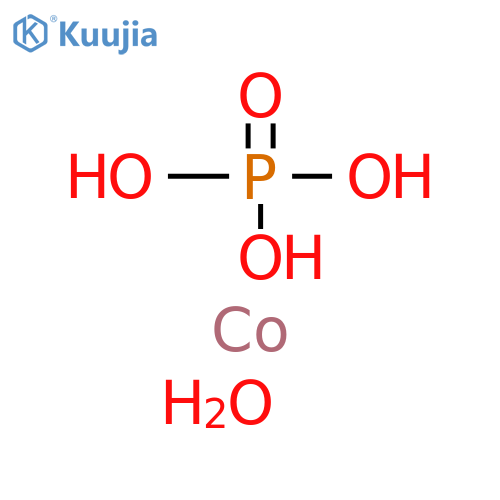 Phosphoric acid, cobalt(2+) salt (2:3), monohydrate structure