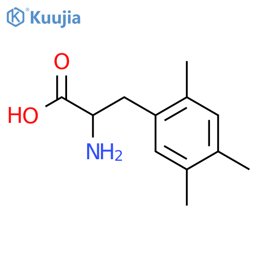 2-amino-3-(2,4,5-trimethylphenyl)propanoic acid structure