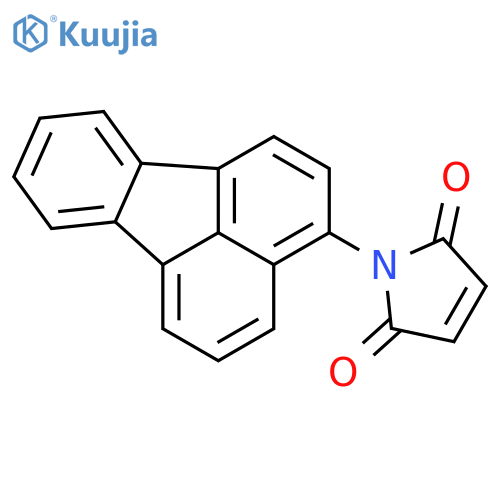 N-(3-Fluoranthyl)maleimide structure