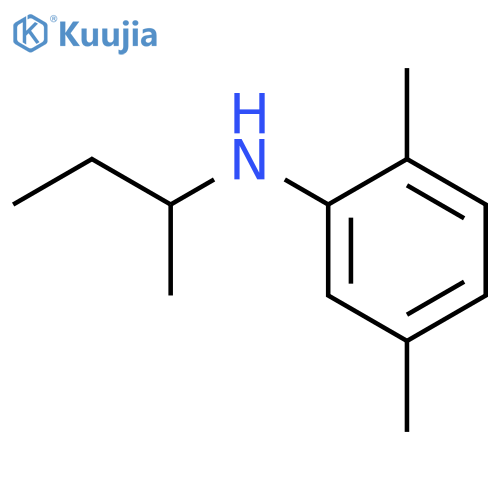 N-(butan-2-yl)-2,5-dimethylaniline structure