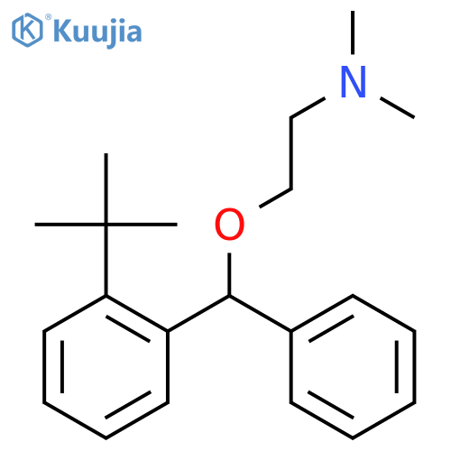 Ethanamine,2-[[2-(1,1-dimethylethyl)phenyl]phenylmethoxy]-N,N-dimethyl- structure