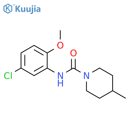 N-(5-Chloro-2-methoxyphenyl)-4-methylpiperidine-1-carboxamide structure