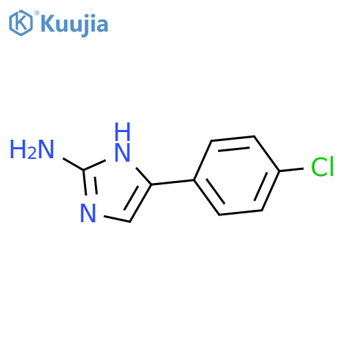 5-(4-chlorophenyl)-1H-Imidazol-2-amine structure