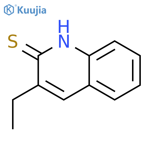 2(1H)-Quinolinethione,3-ethyl-(9CI) structure