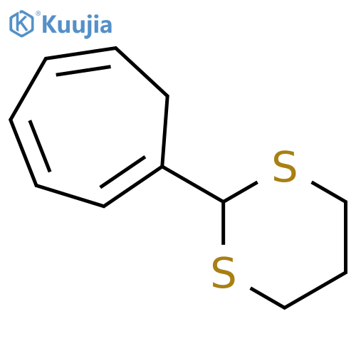 1,3-Dithiane, 2-(1,3,5-cycloheptatrien-1-yl)- structure