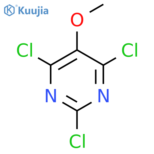 2,4,6-Trichloro-5-methoxypyrimidine structure