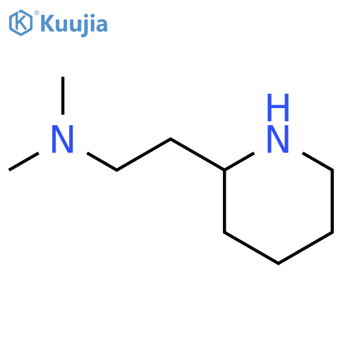 dimethyl[2-(piperidin-2-yl)ethyl]amine structure