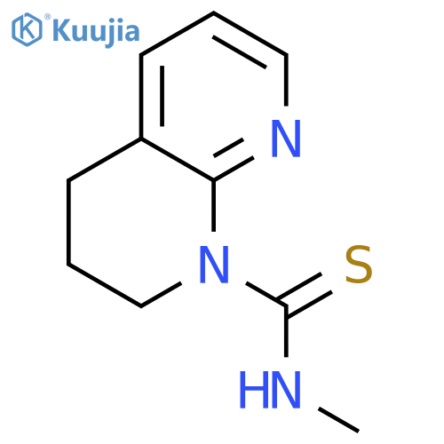 1,8-Naphthyridine-1(2H)-carbothioamide, 3,4-dihydro-N-methyl- structure