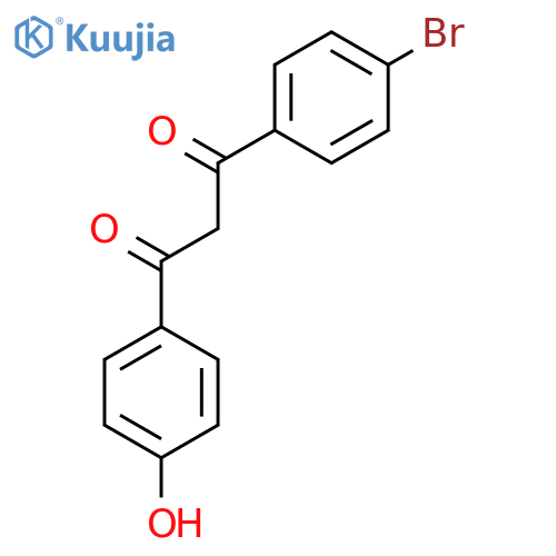1,3-Propanedione, 1-(4-bromophenyl)-3-(4-hydroxyphenyl)- structure