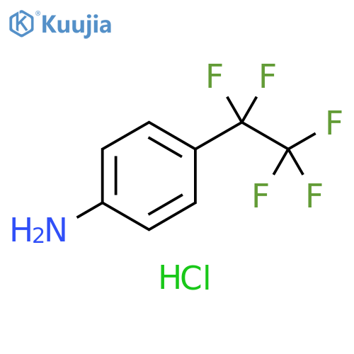 4-(pentafluoroethyl)aniline hydrochloride structure