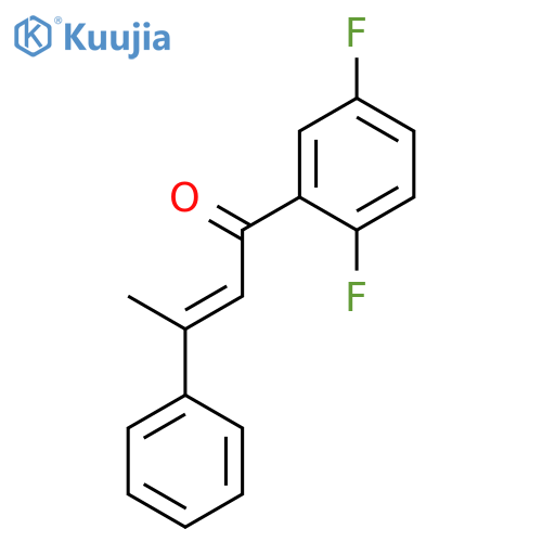 2-BUTEN-1-ONE, 1-(2,5-DIFLUOROPHENYL)-3-PHENYL- structure