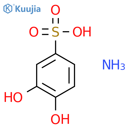 3,4-Dihydroxybenzenesulfonic acid monoammoniumsalt structure