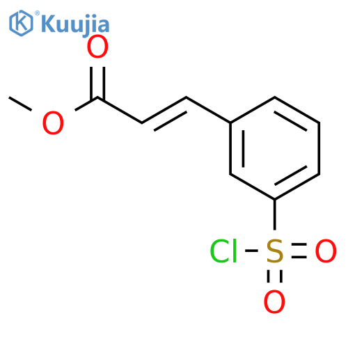 Methyl (e)-3-3-(Chlorosulfonyl)phenylacrylate structure