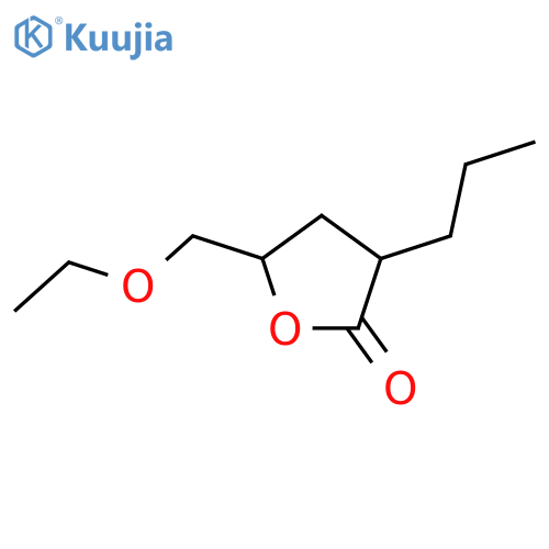 2(3H)-Furanone, 5-(ethoxymethyl)dihydro-3-propyl- structure