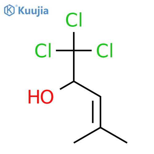 4-Methyl-1,1,1-trichloropent-3-en-2-ol structure