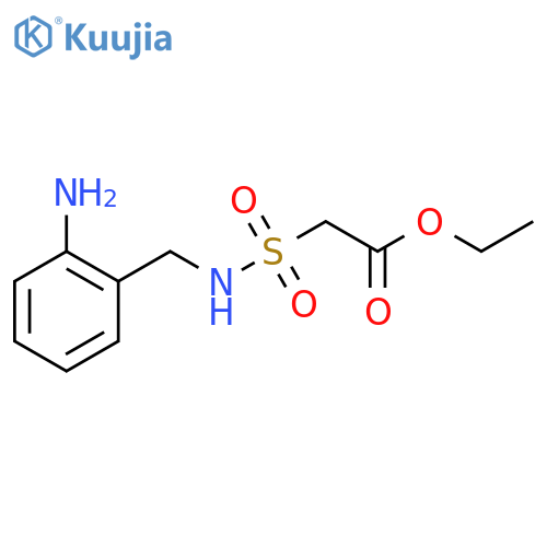 Acetic acid, [[(2-aminophenyl)methylamino]sulfonyl]-, ethyl ester structure