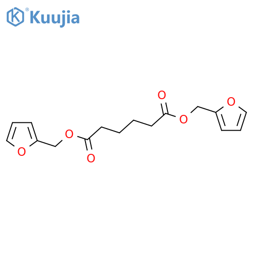 Hexanedioic acid, bis(2-furanylmethyl) ester structure
