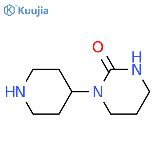 1-(piperidin-4-yl)-1,3-diazinan-2-one structure