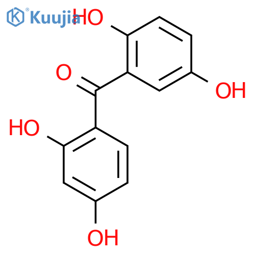 Methanone, (2,4-dihydroxyphenyl)(2,5-dihydroxyphenyl)- structure