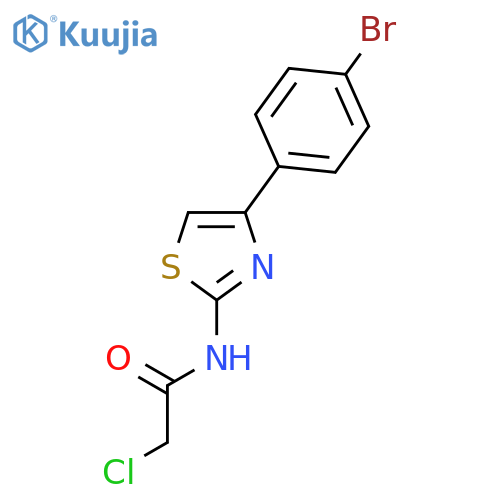 N-4-(4-Bromophenyl)-1,3-thiazol-2-yl-2-chloroacetamide structure
