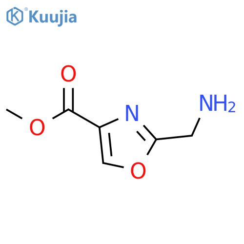 methyl 2-(aminomethyl)-1,3-oxazole-4-carboxylate structure