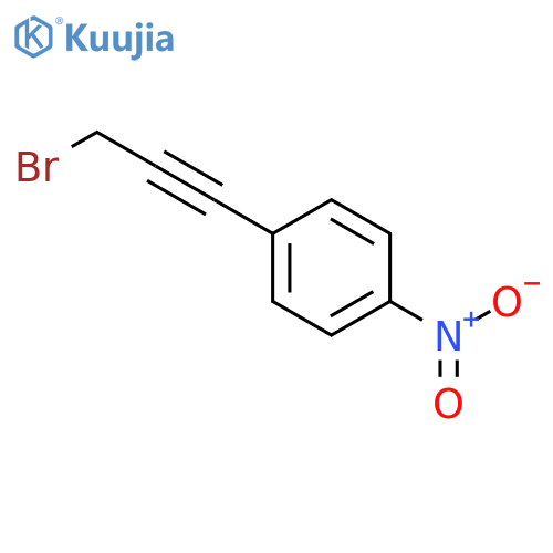 1-(3-bromoprop-1-yn-1-yl)-4-nitrobenzene structure
