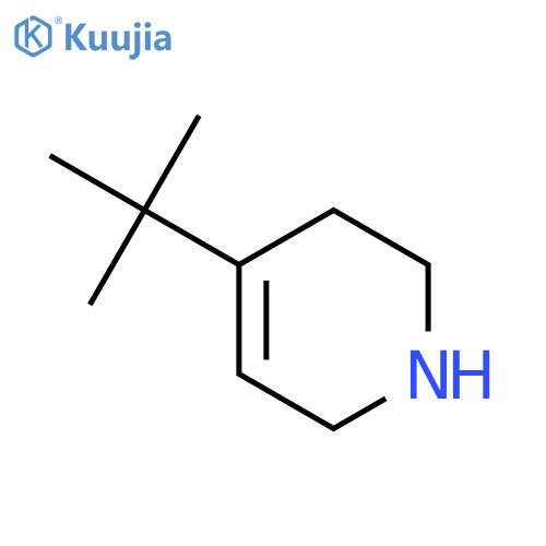 4-tert-butyl-1,2,3,6-tetrahydropyridine structure