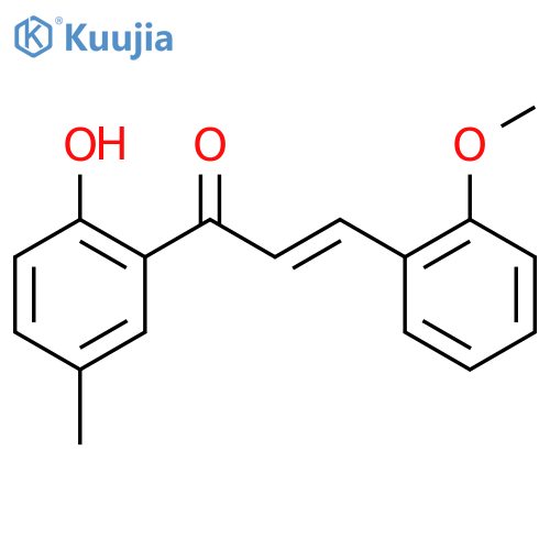 2-Propen-1-one, 1-(2-hydroxy-5-methylphenyl)-3-(2-methoxyphenyl)- structure