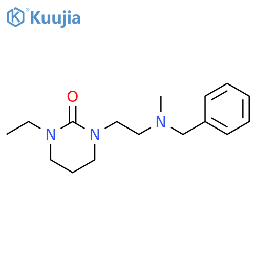 2(1H)-Pyrimidinone,1-ethyltetrahydro-3-[2-[methyl(phenylmethyl)amino]ethyl]- structure