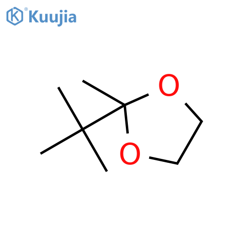 2-tert-butyl-2-methyl-1,3-dioxolane structure
