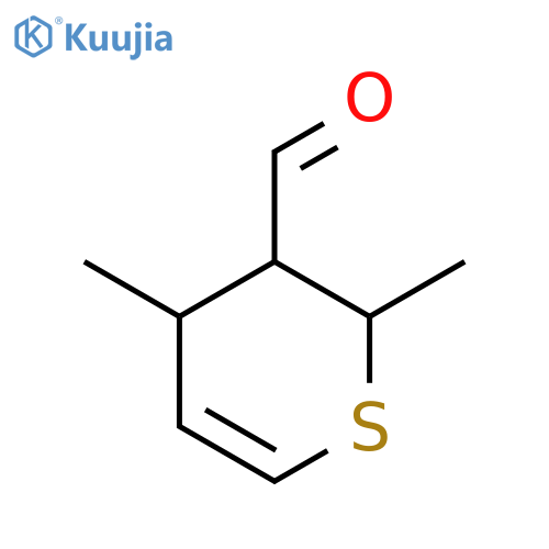 2H-Thiopyran-3-carboxaldehyde, 3,4-dihydro-2,4-dimethyl- structure